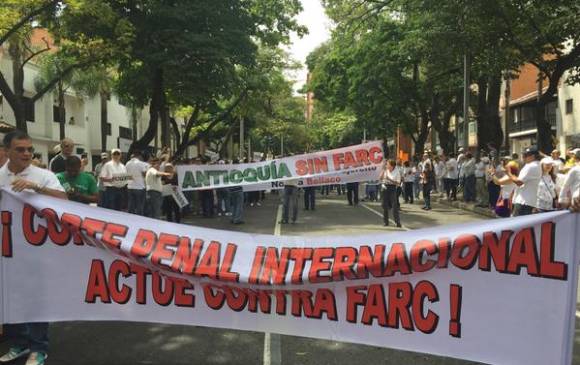 La marcha, según sus organizadores, es una iniciativa civil que se repetirá en todo el país. FOTO CORTESÍA. 