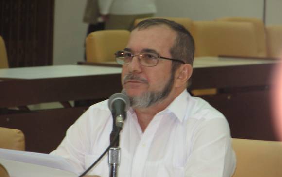 El máximo líder de las Farc, Rodrigo Londoño, alias “Timochenko”. FOTO Archivo Colprensa 
