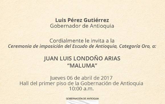 Maluma será condecorado este jueves con la máxima distinción de la Gobernación de Antioquia