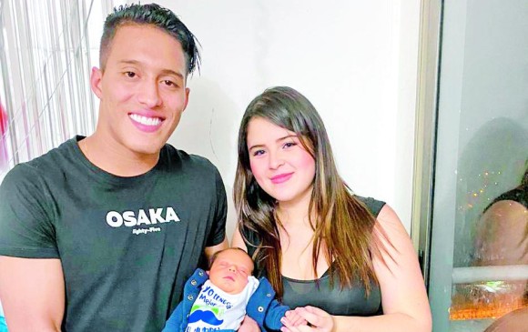 Familia de Sebastián Gómez, jugador del Atlético Nacional. FOTO CORTESÍA