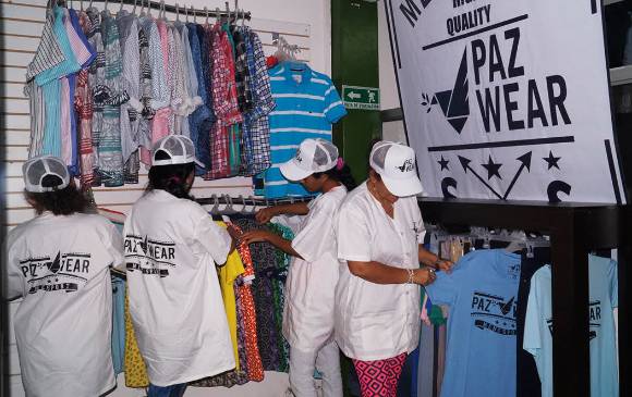 Aspecto del taller donde se confeccionan las colecciones de Paz Wear, en Ibagué. FOTO Cortesía