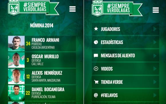 Nacional lanzó aplicación para dispositivos móviles