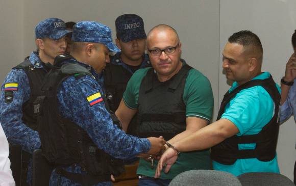 Freyner Alfonso García Ramírez, alias “Carlos Pesebre” (centro) está pagando en la prisión de Valledupar una pena de 9 años de cárcel por concierto para delinquir. FOTO ESTEBAN VANEGAS LONDOÑO