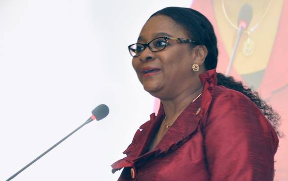 La vicepresidenta y tesorera del Banco Mundial, Arumna Oteh, fue una de las invitadas a la asamblea Anual de la Federación Mundial de Bolsas de Valores . FOTO Bolsa de Valores de Colombia