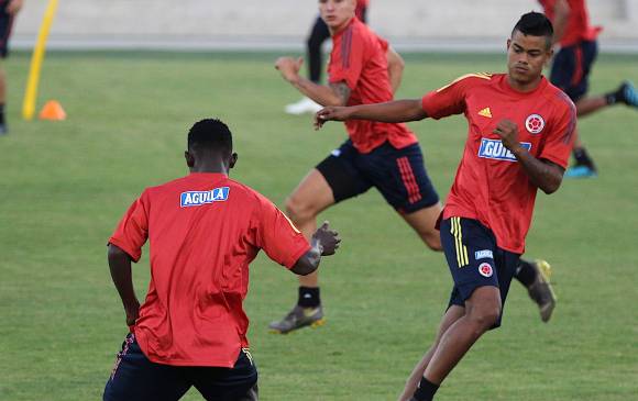 La Selección Colombia realiza su preparación de cara al preolímpico en Barranquilla. FOTO COLPRENSA
