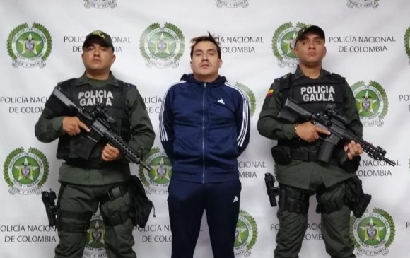 Diego Alexánder Hernández, alias “Diego Almuerzo”, ha sido capturado dos veces por el Gaula en el último año. La primera vez se fugó. FOTO: cortesía.