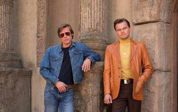 Brad Pitt y Leonardo DiCaprio son dos de los protagonistas de esta cinta. FOTO Cortesía Sony Pictures