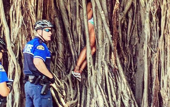 Esta fue la imagen que compartió la Policía de Cayo Hueso en Florida. FOTO Facebook.com/KeyWestPoliceDepartment