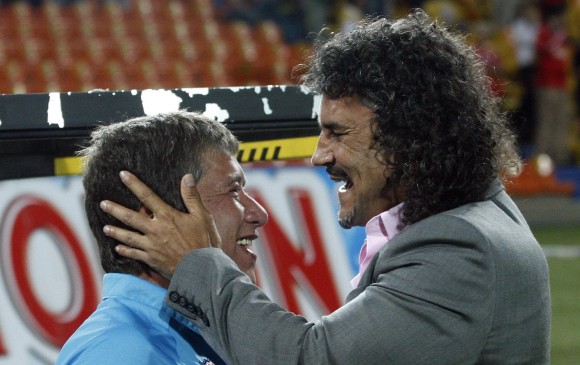 Hernán Darío “Bolillo” Gómez y Leonel Álvarez fueron los últimos técnicos antioqueños en dirigir la Selección. FOTO MANUEL SALDARRIAGA