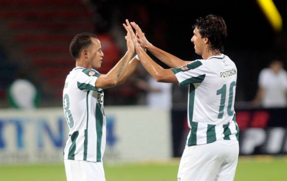 Guerra, gran figura del verde en el debut en la Liga Águila se perdería el clásico paisa. FOTO MANUEL SALDARRIAGA