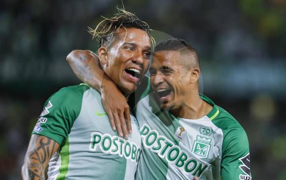 Dayro Moreno y Macnelly Torres, una sociedad que se ha extrañado en el inicio de semestre. Pronto se juntarán. FOTO Jaime Pérez