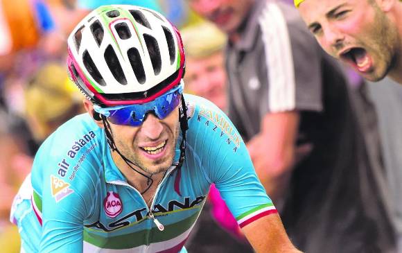 Vincenzo Nibali, primer favorito que se va de la Vuelta. FOTO afp 
