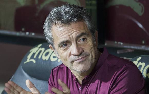 El técnico Juan Manuel Lillo enfrentará el sábado su mayor prueba desde que dirige a Nacional. FOTO MANUEL SALDARRIAGA