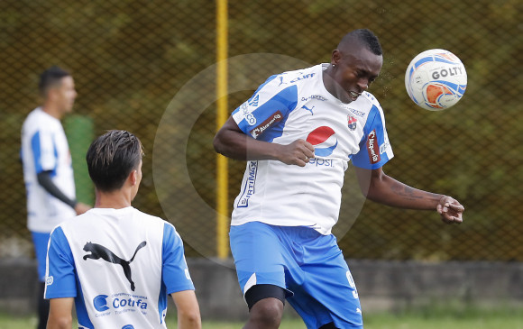Juan F. Caicedo es el goleador del DIM con 4 tantos. Germán Cano, Leo Castro y Rivaldo Correa, otras opciones. FOTO Manuel Saldarriaga 