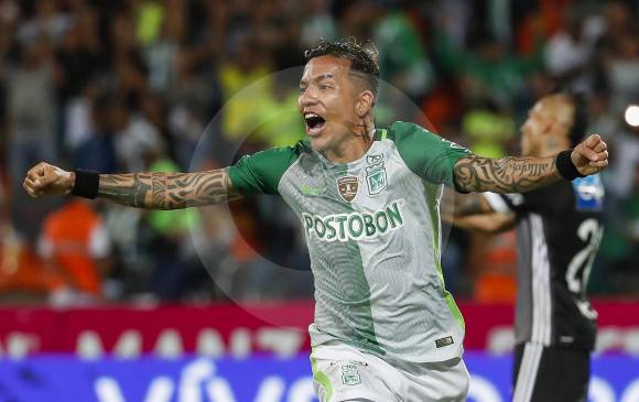Además de ganar dos títulos, Dayro Moreno tiene dos marcas como artillero en Nacional: goleador de Liga Águila-1 y el récord que le batió a Aristizábal de 30 goles en un torneo. FOTO Robinson Sáenz