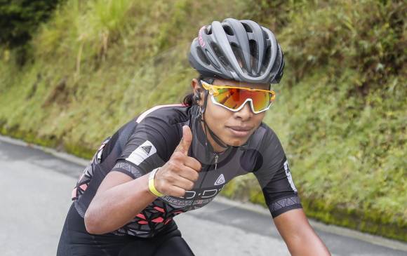 Úrsula está lista para defender el título del Reto. La ciclista es fuerte en las pruebas de fondo y de montaña. FOTO EL COLOMBIANO