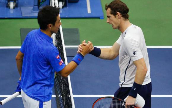 Nishikori eliminó a Murray en tres horas y 57 segundos de partido. FOTO AFP
