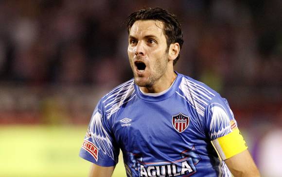  Sebastián Viera fue fundamental en el triunfo de Junior ante Sanra Fe. Foto: Julio César Herrera
