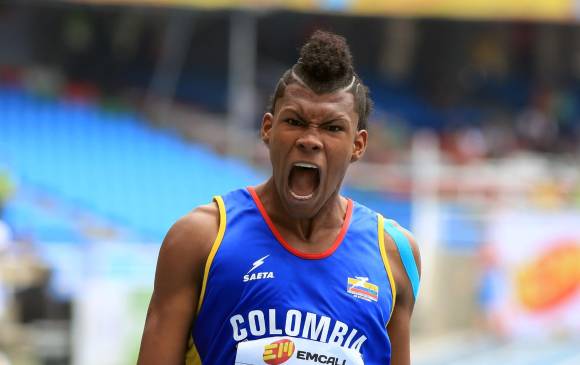Zambrano, futuro del atletismo colombiano. FOTO cortesía