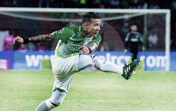 Dayro Moreno, referente de Atlético Nacional, el equipo líder del torneo. FOTO JUAN ANTONIO SÁNCHEZ