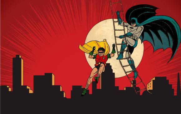 Batman tiene 76 años. Robin apareció cinco después. ILUSTRACIÓN cortesía