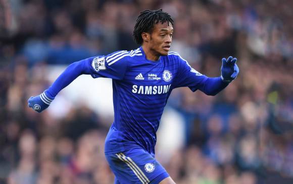 Cuadrado busca un lugar entre los titulares del Chelsea. FOTO afp