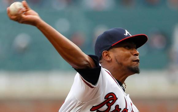 Julio Teherán, en la imagen, pinta como una de las figuras que tendrán las Grandes Ligas este 2018. FOTO afp
