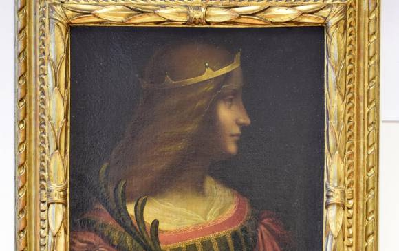 Isabel de Este o marquesa de Mantua. Con motivos iconográficos inspirados en Santa Catalina de Siena: corona y cetro. FOTO AFP