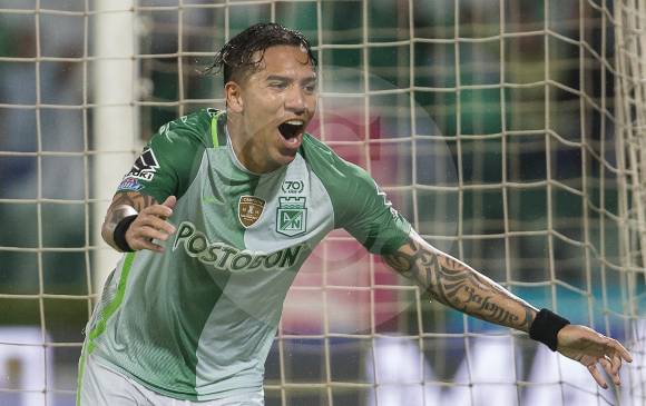 Dayro Moreno ha marcado 17 goles con Nacional, 13 en el torneo y 4 en copa internacionales. FOTO robinson sáenz