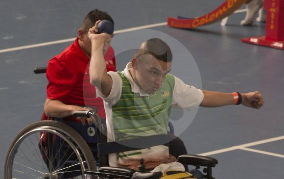 Hasta el lunes, Medellín recibirá a los mejores practicantes de boccia del país para Torneo Nacional. FOTO manuel saldarriaga