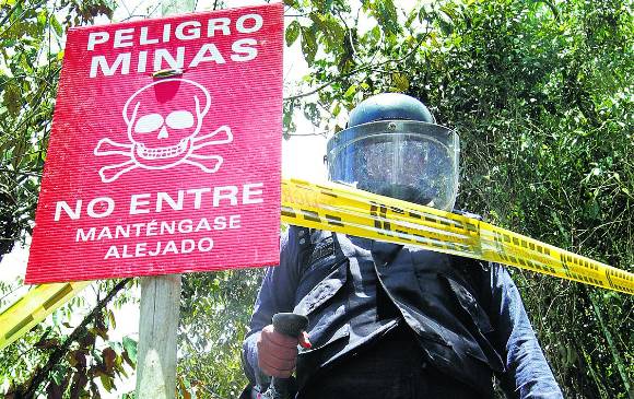 Antioquia ha sido uno de los departamento más afectados por minas antipersonal y explosivos improvisados. FOTO d. zuluaga
