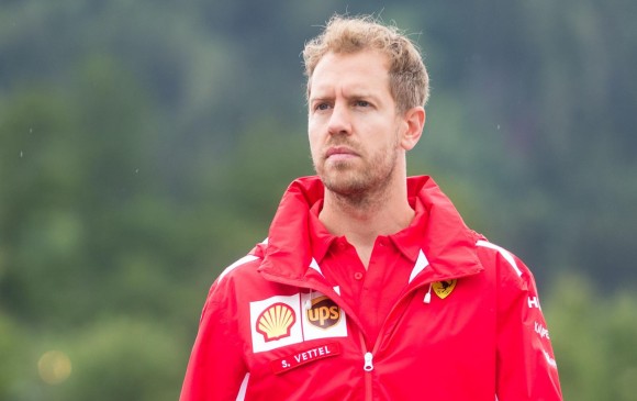 Sebastien Vettel, piloto de la escudería Ferrari. FOTO AFP