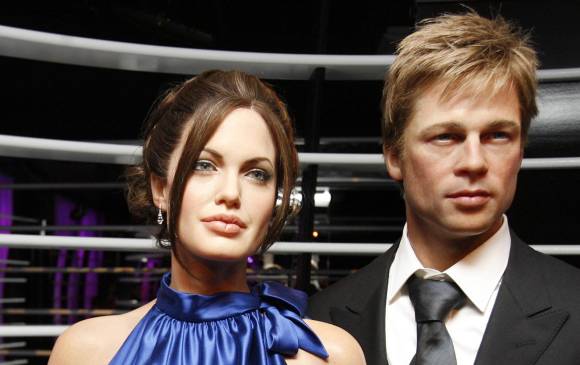 Por su divorcio, el museo de cera de Londres, Madame Tussauds, separó las figuras de los actores Angelina Jolie y Brad Pitt. FOTO Archivo 