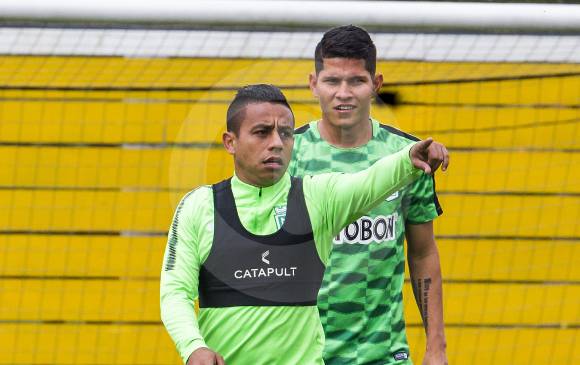 Vladimir Hernández y Jorman Campuzano, dos refuerzos que encajaron perfectamente en el club. FOTO julio César Herrera