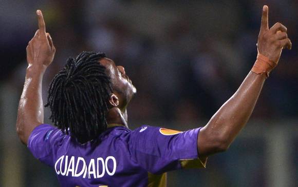 Las gambetas de Juan Guillermo Cuadrado le han servido para ser uno de los jugadores más codiciados de europa. FOTO AFP