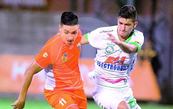 Cristian Arango, jugador que proviente del Valencia de España, no pudo predominar en el triunfo de este sábado. FOTO Donaldo Zuluaga