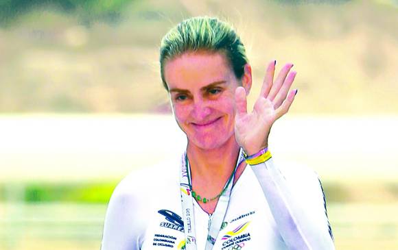 María Luisa Calle, ciclista de pista y ruta, la colombiana con más participaciones mundiales. Medallista olímpica.