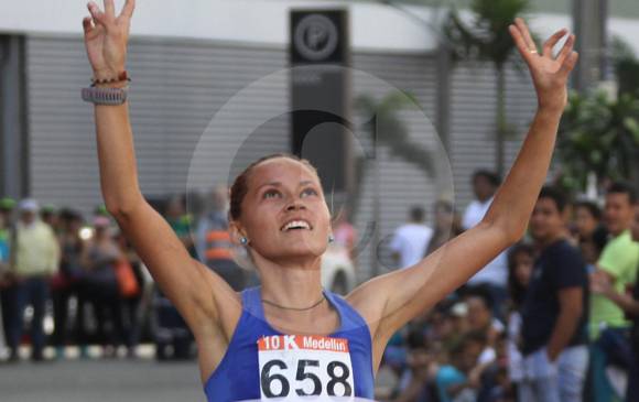 Carolina Tabares, antioqueña que estará en la Carrera de San Silvestre de Chía este fin de año. FOTO archivo Róbinson sáenz