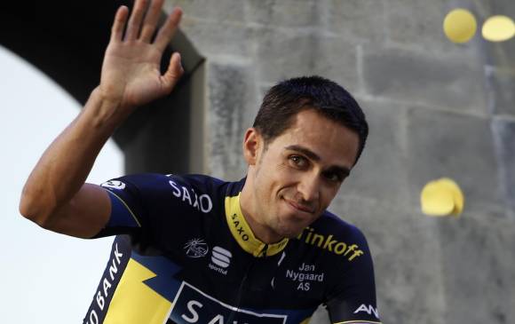 Sobre la fecha de su retirada Contador volvió a dejar claro que podría ser al final de la temporada 2016. FOTO AFP