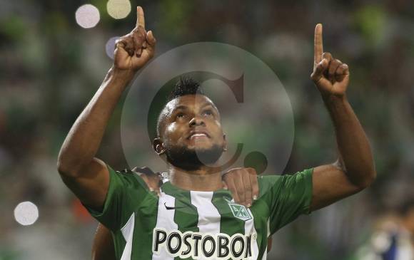 Miguel Ángel Borja suma 17 anotaciones con Nacional, cinco en Libertadores, seis en Sudamericana, cinco en Copa y uno en Liga Águila. FOTO Manuel Saldarriaga 