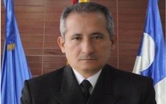 Nuevo comandante de la Armada Nacional, vicealmirante Evelio Ramírez. 