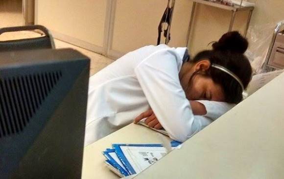 Esta fue la foto que compartió un paciente en un blog público y que consiguió solidaridad del gremio médico en América Latina. FOTO tutoblogx.blogspot.mx