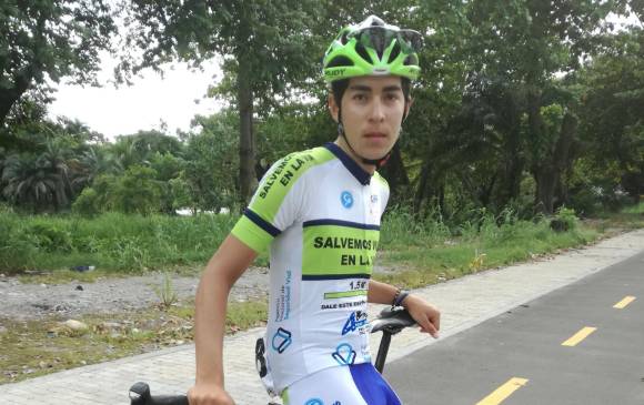 Juan Felipe Guzmán, del equipo Agencia Nacional de Seguridad, no ha tenido buena figuración en la Vuelta. FOTO Lina Lopera 