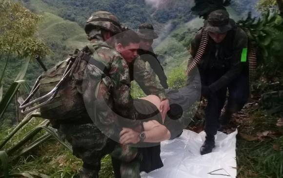 El operativo del Ejército y la Policía se realizó en el departamento de Cauca. FOTO CORTESÍA