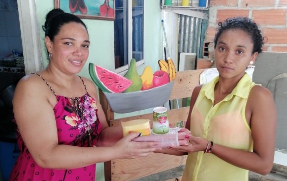 Las donaciones de Colanta se distribuyen en Medellín y otros municipios de Antioquia, Pereira, Planeta Rica (Córdoba), Manizales, Cali, Cartagena, Armenia y Funza. FOTO CORTESÍA COLANTA
