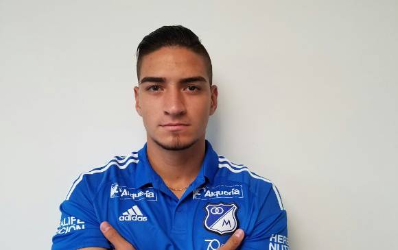 Cristian Arango, nuevo jugador azul. FOTO cortesía Millos