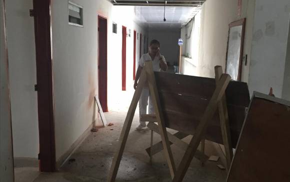 Al Hospital de Quibdó le están realizando varias remodelaciones. Se espera que en los próximos meses esté listo. FOTOS María V. Correa