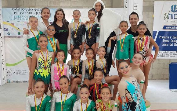 Las chicas de Antioquia continúan en Boyacá, preparando el Suramericano de este fin de semana. FOTO cortesía AF