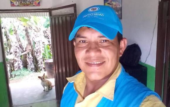 Elkin era líder de la vereda El Zul del municipio de San Calixto. FOTO TOMADA DE FACEBOOK
