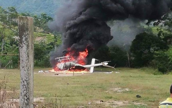 Epl tendría secuestrada tripulación de aeronave atacada en Catatumbo